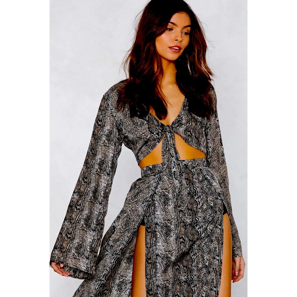 Snake it up skirt set